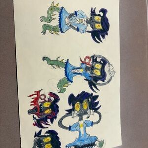 Colorful Character Art Print